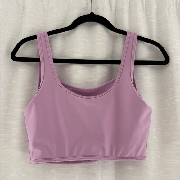 P.E Nation Grand Stand Sports Bra Lavender Logo Crop Top | Size S - Picture 8 of 11